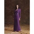 2011 Beautiful Mother of The Bride Dresses With Jacket Custom-made Satin Formal Gown Sell by The Piece Hot Sale New AA-003