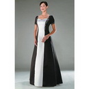 Length Satin Mother of The Bride Dresses 2009 Style(MWYN034) A-Line Square Floor-