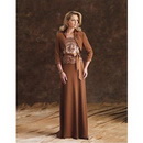 2011Free Shipping,Wholesale Price,New Wedding/Prom/Mother of The Bride Dress,Long-Sleeve A-line,Floor-length Chestnut Coat MD197
