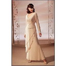 Free Shipping Wholesale Retail 2 Pics Long Sleeve Chiffon Ladies Dresses Mother of The Bride Dress NM29