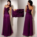 Free Shipping!Elegant One Shoulder Floor Length Mother of The Bride Dress FR031