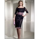 ED0552 Free Shipping Bestbridalprice Fashion Lace Short Mother of The Bride Dress