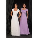 Customize Short Sleeve Beaded Chiffon Mother of The Bride Dresses Evening Dresses Formal Gown E889