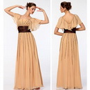 Free Shipping Empire Square Neckline Elegant Chiffon Beaded Mother of The Bride Dress,mother of The Bride Gown M001