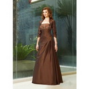 Free Shipping Beautiful A Line Matching Jacket Embroidery Mother of The Bride Dresses for Mother's Day Gift