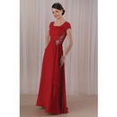 2009 Style(MWYN045) Red A-Line Floor- Length Mother of The Bride Dresses