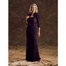 2011 Beautiful Mother of The Bride Dresses With Jacket Custom-made Satin Mother Gown Sell by The Piece Hot Sale New AA-004
