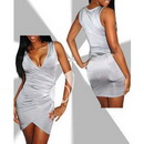 Freeshipping ,Wholesale Party Dress, Sexy Dress,cocktail Dress, Fashion Dress ,silver Gray
