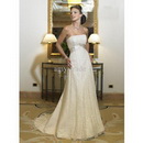 Custom All AM.252 +#J170+sexy Strapless Line Wedding Dresses