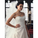 A Line Sweetheart Taffteta Wedding Dress