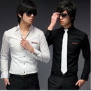 New Mens Shirts Mens Casual Shirts Slim Fit Stylish Mens Dress Shirts + Free Shipping