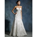 2011 Hot Whole Sale Free Shipping New Design Taffeta A Line Long Train Wedding Dress/wedding Gown/bridal Dress