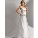 Bridal Dress Gown#70 Elegant Attractive Strapless A Line Wedding Dress Gown,