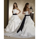 Free Shipping!Wholesale - Cheap White Wedding Dresses!chapel Train A-line Wedding Dresses/bridal Gowns #189