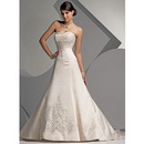Freeshipping - Wholesale #JSM1118 Sexy Strapless Line Wedding Dresses Custom All Sizes For Bride