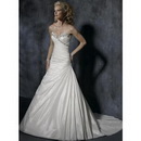 Sweetheart Slim A Line Wedding Dress,wd10091