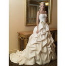 2011 Sexy New Strapless A Line Wedding Dresses Tulle Gowns