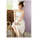 Wholesale 2011 New Hot Stock Evening Dress\Spaghetti Strap Party Dress\Cocktail Dress\White Free Shipping 8200