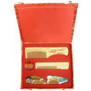 New!spun Gold Wood Comb Mandarin Duck Wedding Gift -A113