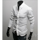 Free Shiping Men's Long Sleeve Shirts Mens Casual Slim Fit Dress Shirt US:XS S M