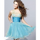 Free Shipping Wholesale Discount Style Orangza Short Cocktail Dress&evening Gown&evening Dress &party Dress&prom Dress