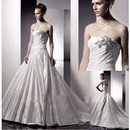 Free Shipping Cheap Sleeveless A Line Wedding Dress