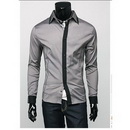 2010 Men's Long Sleeve Shirt Shirt Casual Thickening