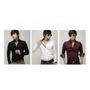 Free Shipping New Mens Shirt Casual Slim Fit Stylish Dress Shirts WHITE,BLACK,RED 6029
