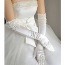 Free Shipping Satin Wedding Gloves/Bridal Gloves Wholesale Price High Quality Safe Fast Delivery
