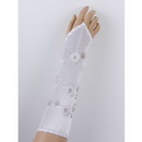Free Shipping Satin Elbow Beadings Wedding Bridal Gloves 999WG0121