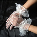 Free Shipping Tulle Wedding Gloves/Bridal Gloves Wholesale Price High Quality Safe Fast Delivery