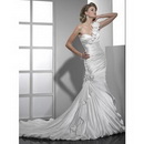 Hot Selling2011 Year New Style One-shoulder Mermaid Wedding Dress