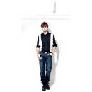 Free Shipping+ Guaranteed 100% New Spring Long-sleeved Shirt/fashion Shirt/Men's Shirt Two Colors(Black and Gray)