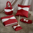 Free Shipping Wedding Decoration West Set/red&white West Set/wedding Favor/ Wedding Gift
