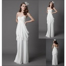 W1266 New Style Chiffon A Line Wedding Dress