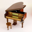 EMS FreeShipping! D86# Birthday / Valentine's Day Gift / Wedding Gifts Wooden Piano Music Box
