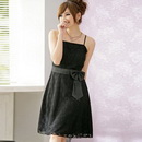 Free Shipping !New Lace Evening Dress / Cocktail Dress Black Wholesale and Retail