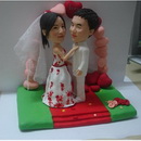 Wedding Gift, Love,couple Figurine (free Shipping), 7 Inch, Customized Bobblehead, Best Gift for Your Friend