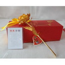 Genuine 24K Gold Rose (large) for Birthday Gifts Wedding Gifts Made by 99.9% Pure Gold Foil