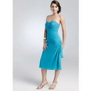 TLF453 Sexy Chiffon Sweetheart Neckline Ruched Cocktail Dresses
