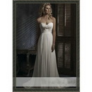 Free Shipping Sundayfrog Sheath Slim Line Gown Sweetheart Chiffon Ruched Ivory Wedding Dress Bridal Gown Party Dress -M15