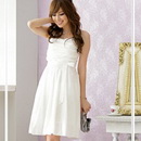 Free Shipping!New Cocktail Dress White Wholesale and Retail