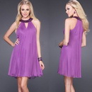 CK476 Free Shipping! New Collection Chiffon Off-Shoulder Crystals Cocktail Dress