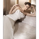 2011 Satin A Line Wedding Dress Evening Dress Prom Gowns Bridal Dress Free Shipping