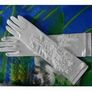 New 2010 White New Style Applique Wedding Bridal Glove Free Shipping