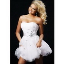 Custom Made 2011 New Arrival Taffeta Sleeveless Free Shipping Cocktail Dress&Evening Dress&Evening Gown