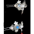 Free Shipping Fashion and Cute Hair Accessory Bobby Pin Model U with Flowers Hairpin/hair Accessory