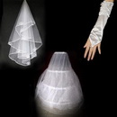 Best Selling Wedding Dress Accessories,bridal Dress Set( Petticoat,veil,glove)