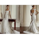 Satin A-- Line Fashion and Stunning with High Quality New Style Bridal Gown / Wedding Dress