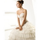 Free Shipping! Custom-made Luxury Multi-layered Tulle Full A Line Wedding Dress